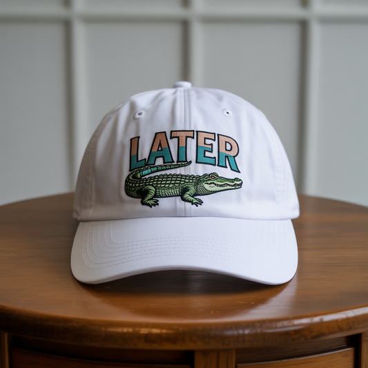 Custom Embroidered Later Cap – Wash, Baseball & 2-Tone Caps – Personalized Hat with Custom Text, Fun Gift for Casual Style Enthusiasts
